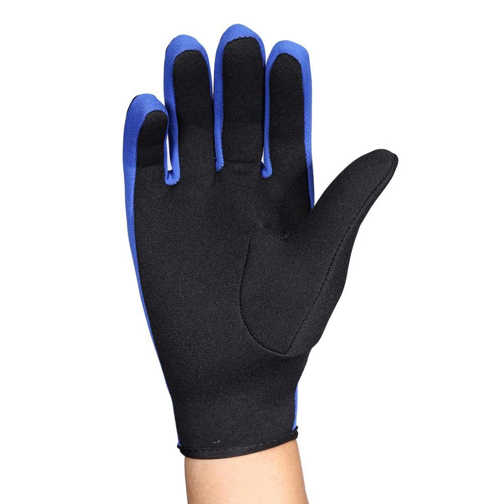 Dauerhaft Surfing Gloves,Neoprene and Nylon Material,Wear-resistant,Soft,Close to your Skin Directly,Keep Warm,Water Sport Gloves,for Diving,Winter Swimming (dark blue, M)