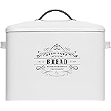 Extra Large White Bread box - Bread Boxes for Kitchen Counter Holds 2+ Loaves for All Your Bread Storage | Bread Container Co