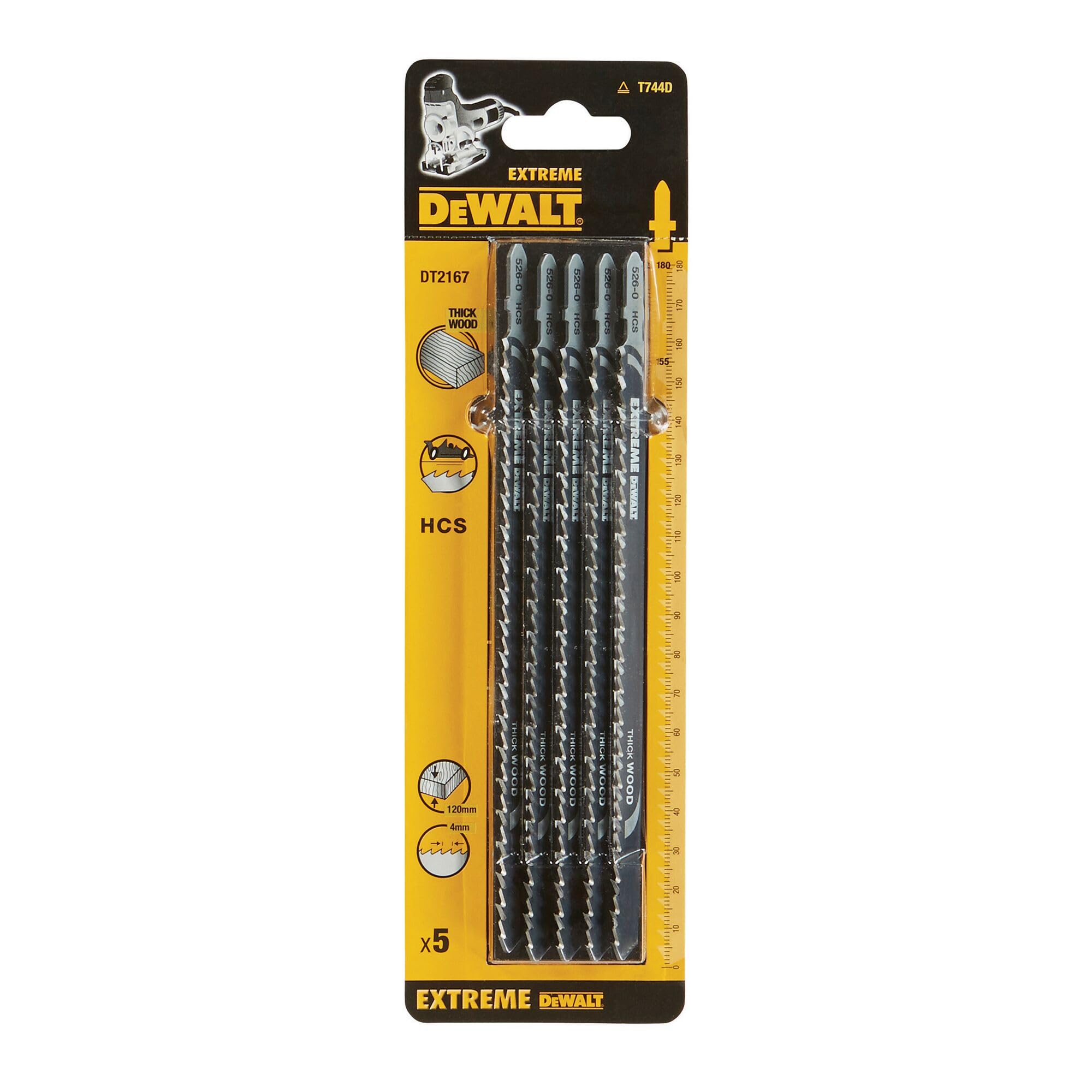 Dewalt DT2167-QZ DT2167-QZ-Hojas de Sierra HCS para Madera