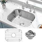 MILOSEN 23 inch Undermount 304 Stainless Steel