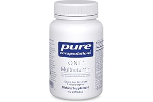 Pure Encapsulations O.N.E. Multivitamin, 60 Capsules | Once Daily Multivitamin with Antioxidant Complex Metafolin, CoQ10, and Lutein to Support Vision, Cognitive Function*