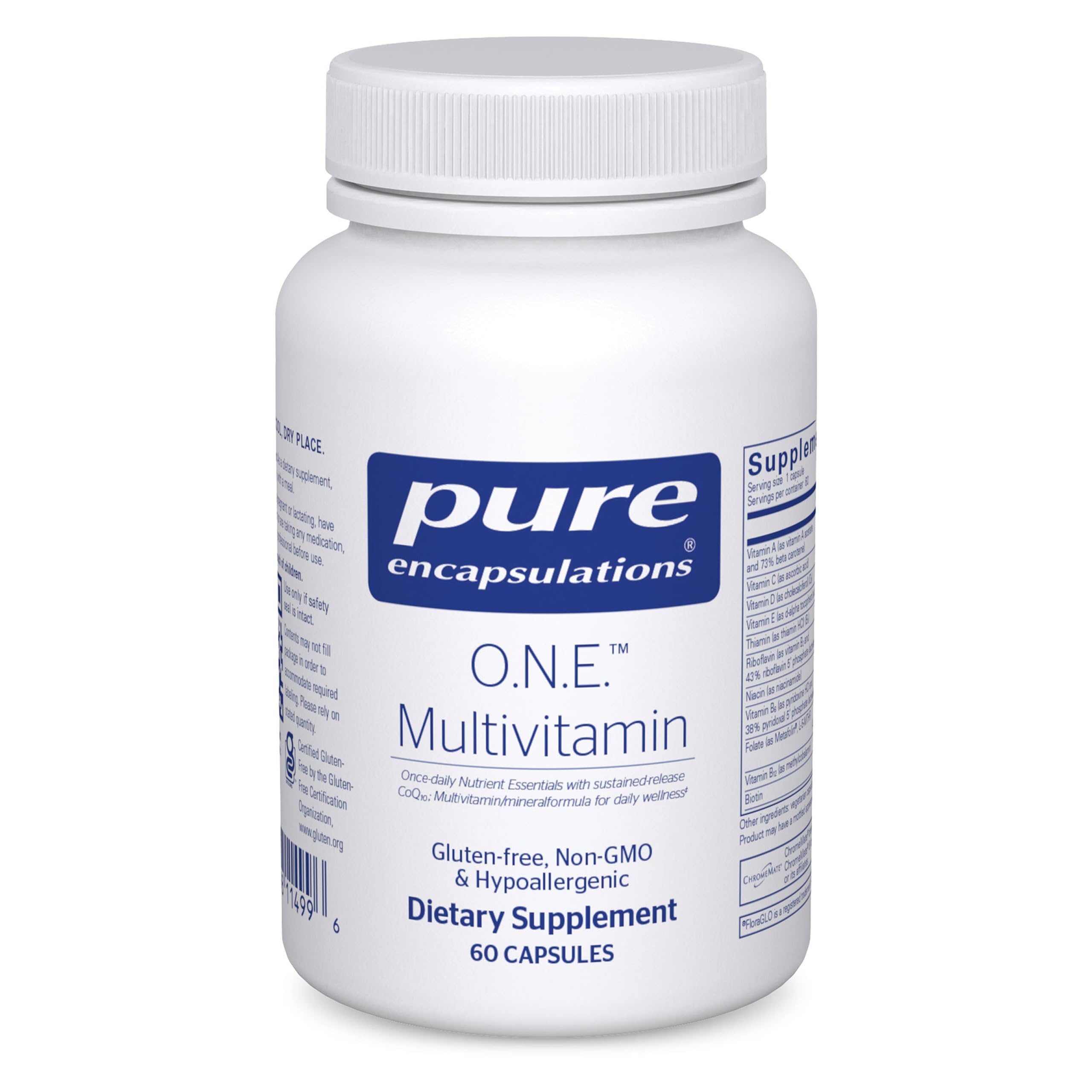 Pure Encapsulations O.N.E. Multivitamin, 60 Capsules