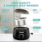 Vinmall Waxing Kit Wax Heater 4x100g Hard Wax Beads 30 Sticks Home Use view 3
