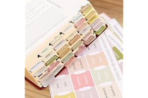 DOMMARE 90 Pieces Bible Tabs for Women, Vintages Laminated Large Print Bible Bookmarks Index Tabs Study Supplies Guide Kit, Bohomian Baptism Christian Gifts for Men Boys Beginner Easy to Read