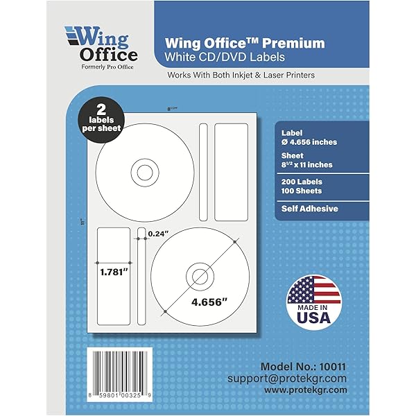 Amazon.com: Memorex White Matte CD Label Refills ...
