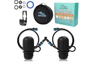 MZANNI SWIFTFLUSHER Twin Outboard Quick Connect Flush kit for Mercury, Suzuki, Yamaha & Honda outboard Engines,Twin Outboard Flush Kit,Flush Port Quick Connect,Outboard Motor Flushers,Outboard Flush Adapter