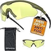 HTS HUNTERSKY S53 anti fog Tactical Shooting Range Safety Glasses Ballistic eye protection Hunting Airsoft Riding Pickleball