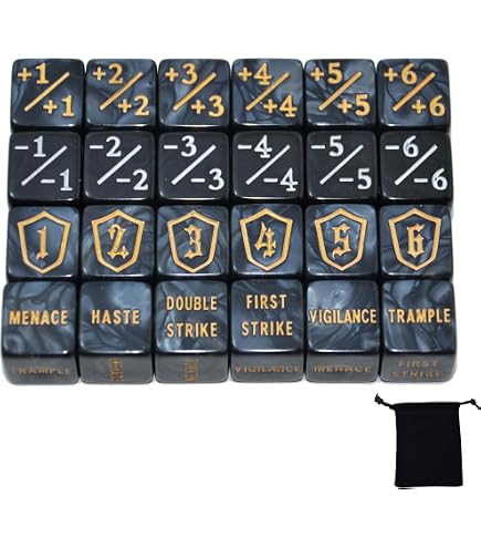 Amazon.com: 8X Planeswalker 1-6 & 7-12 Loyalty Dice for Magic: The