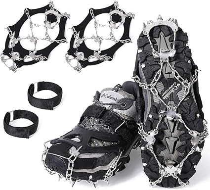 snow walking crampons