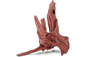 HEMYIS Natural Wood Driftwood for Aquarium Fish Tank Decor,Assorted Trunk Driftwood Branch for Reptile Decor (ZYM Driftwood Medium (8 to12 Inch)-Pack of 1)