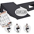 LifePro Metal Squat Wedge Block Set, Two Squat Ramp Wedges with Resistance Band, Weightlifting Slant Board, Calf Raise Stretcher, Heel Elevated Squat Tool for Squat and Stretching Exercises