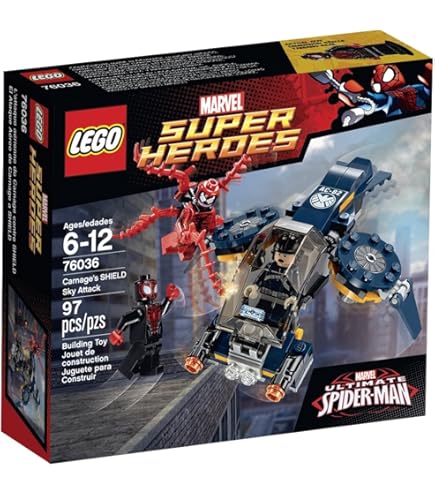 Amazon.com: Playset Lego Marvel Avengers Venom Crawler 76163 (413