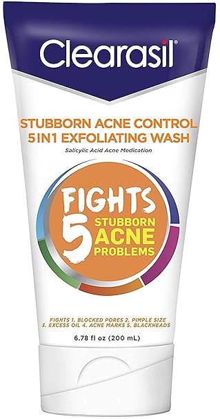 clearasil 5 stubborn acne problems