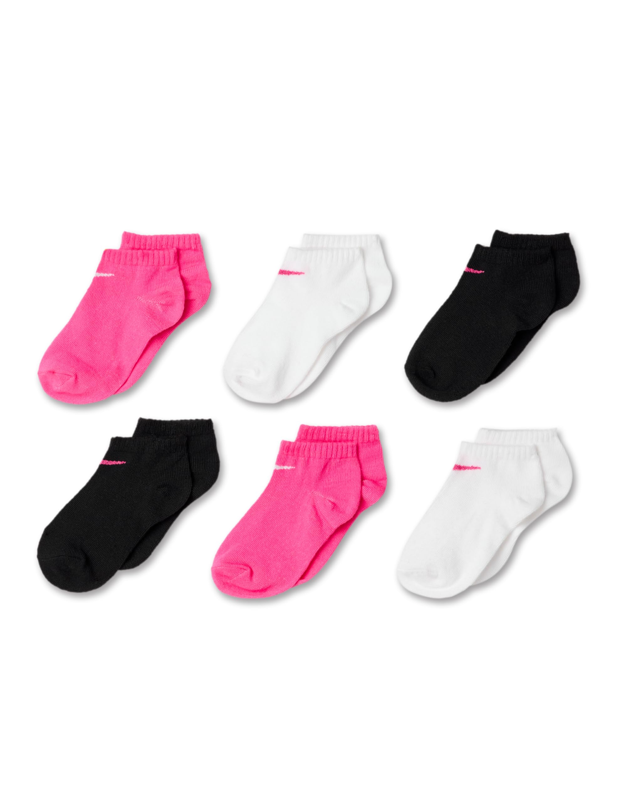 Nike Kids' Little 6-Pack Performance Socks, Pink
