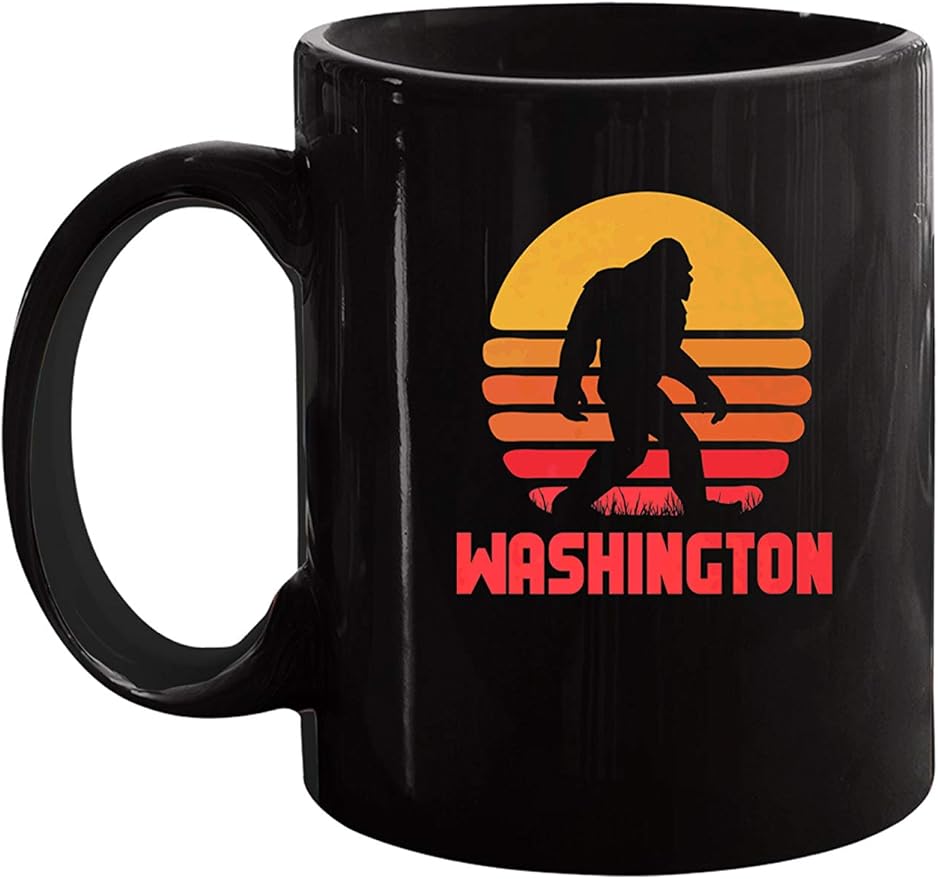 Washington Bigfoot State Mug 11 oz Sasquatch