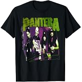 Pantera Official Vintage Group Sketch T-Shirt