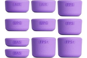 ELETIUO 5 Pairs/10 Pcs Thumb Grips Set for Xbox Series X/S,Xbox One,Xbox One X/S Controller,Anti-Slip Silicone Joystick Cap with 5 Designs, Custom Analog Thumbsticks Cover,Galactic Purple