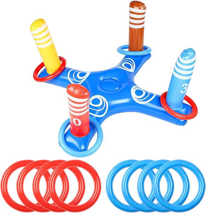 Inflatable Pool Ring Toss Game Floating Swimming Pool Ring