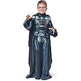 NORTHWEST Star Wars Silk Touch Comfy Youth Throw Blanket with Sleeves, 48" x 71", Being Vader