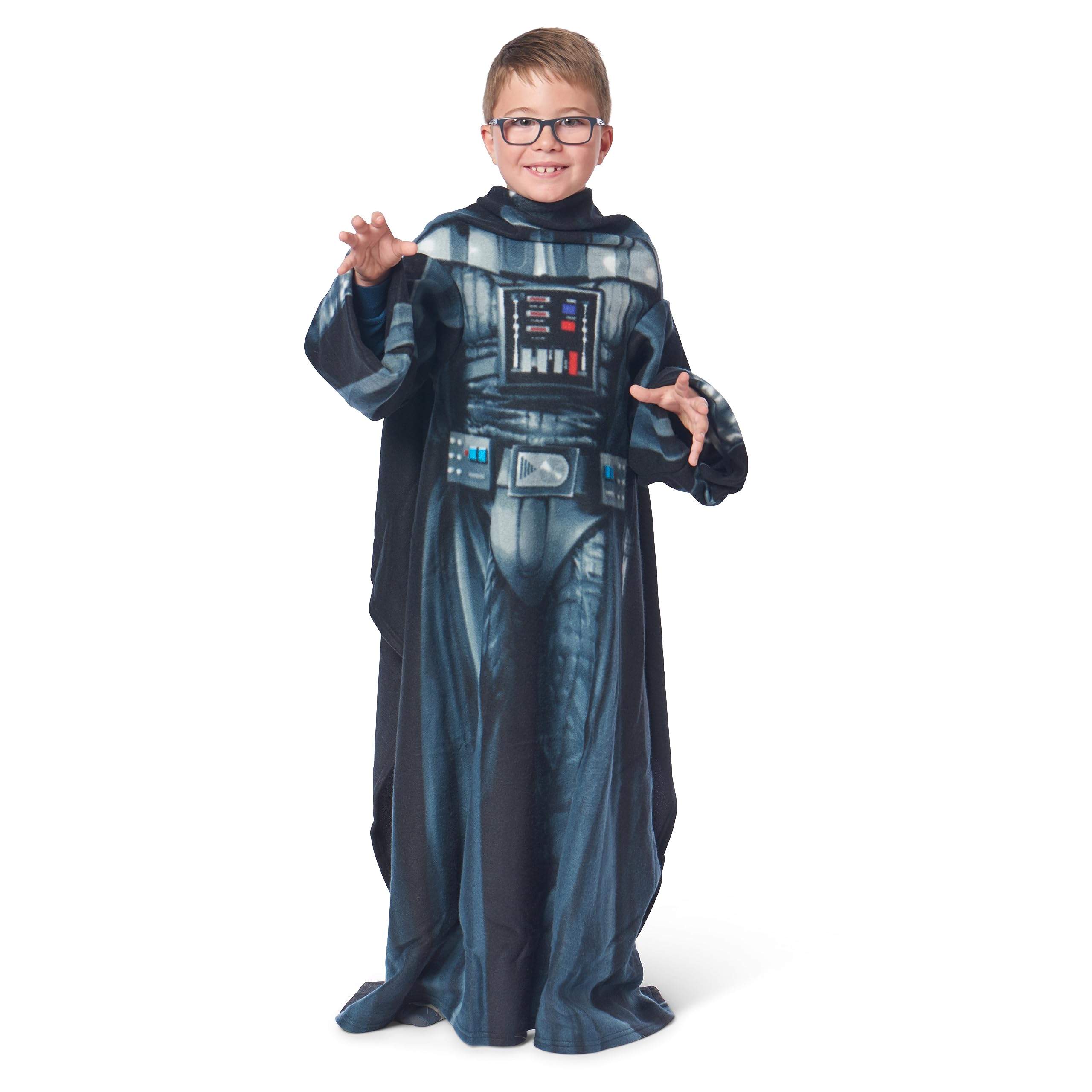 Northwest Blanket with Sleeves, Polyester, Being Darth Vader, Youth-48 x 48 in