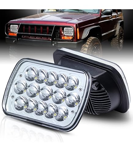 Bricologht 7x6 / 5x7 LED Headlights With Hi-Lo DRL For International Trucks – Pair 2 thumbnail image
