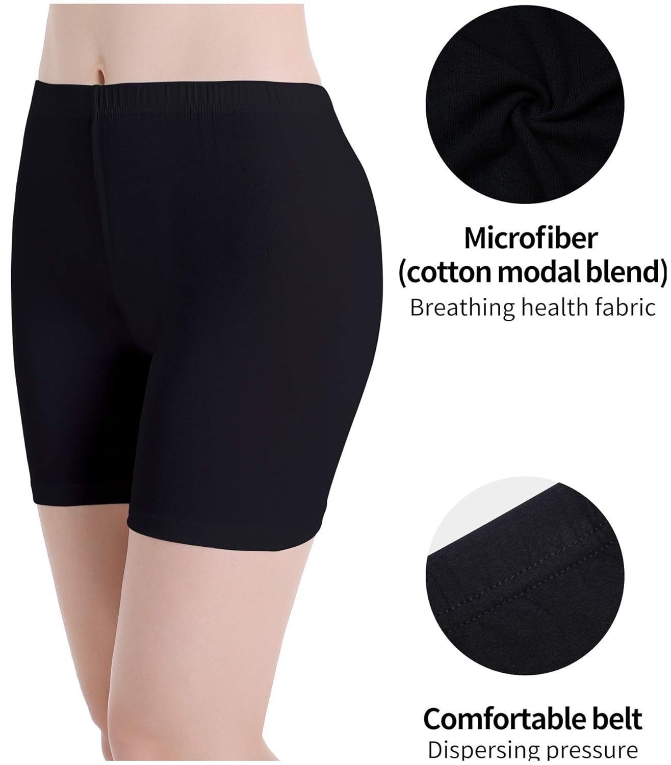 pantaloncini sottogonna in microfibra