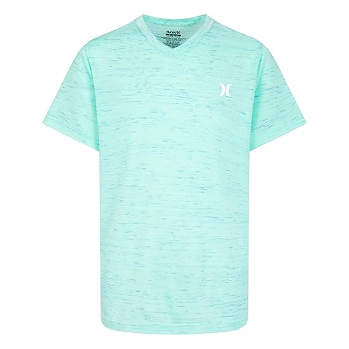 Hurley Boys' Soft Basic Cloud Slub T-Shirt, Melon Tint/V-Neck