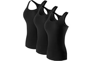 NELEUS Women's 3 Pack Compression Base Layer Dry Fit Tank Top