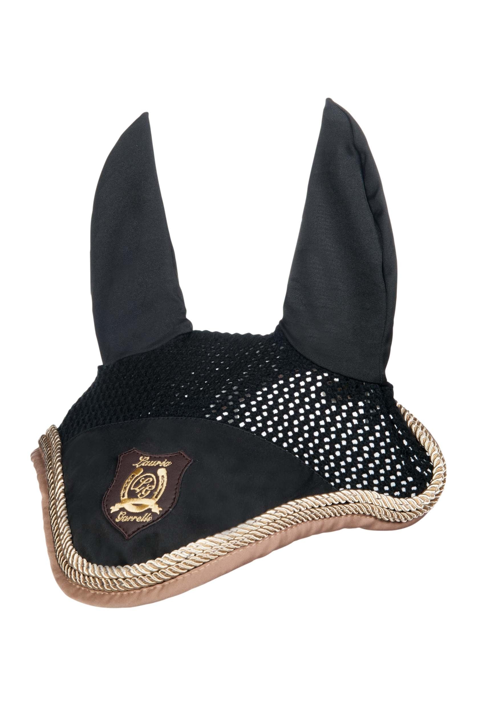 HKM Golden Gate Ear bonnet Black Pony