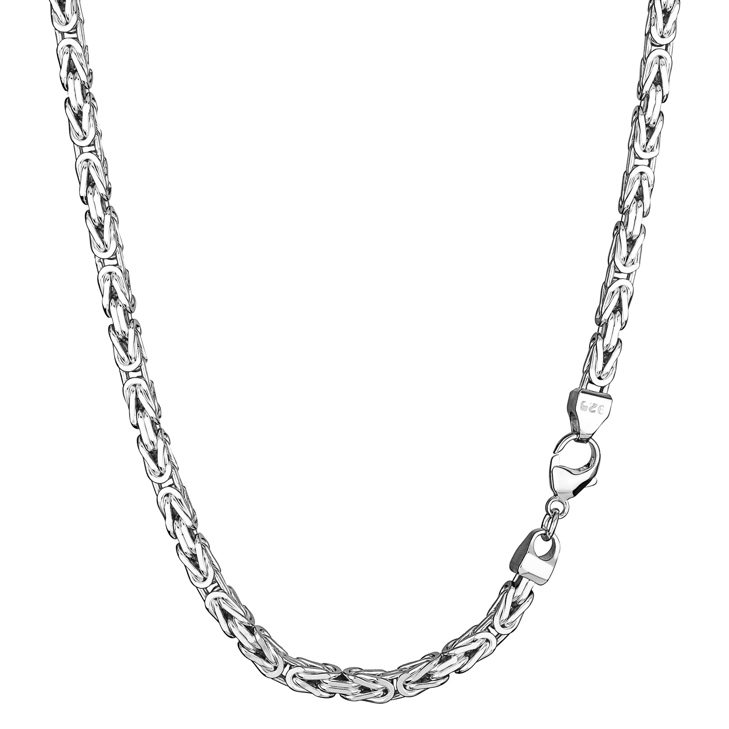 NKlaus bracelet 925 sterling silver 21cm king chain 4 times diamond men bracelet 12443