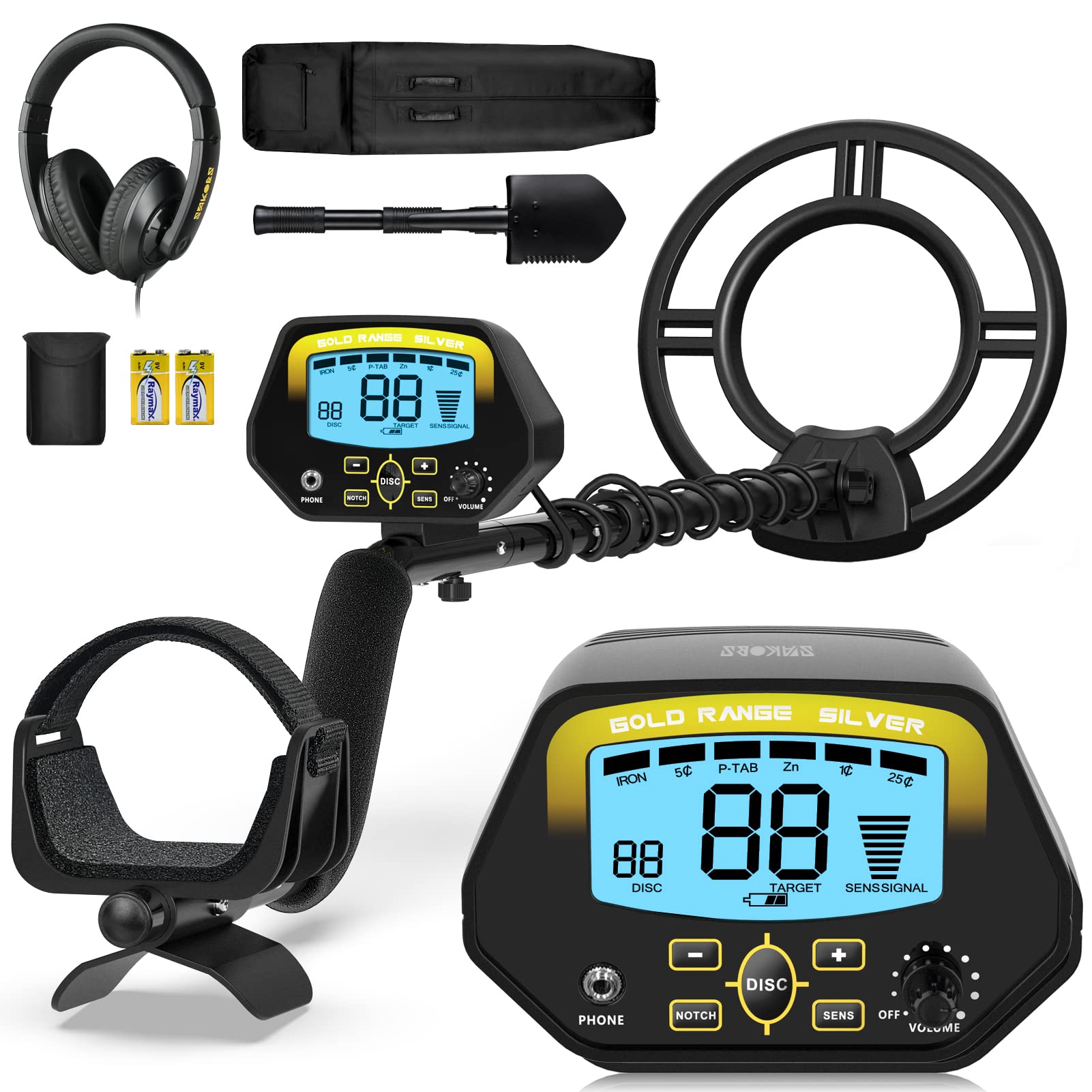 SAKOBS Metal Detector for Adults Waterproof