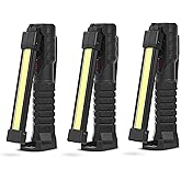 LED Rechargeable Flashlight Work Light,Vagocom Trouble Light Tool for Mens Dad Birthday Gift Ideas,Portable Torch with Magnet