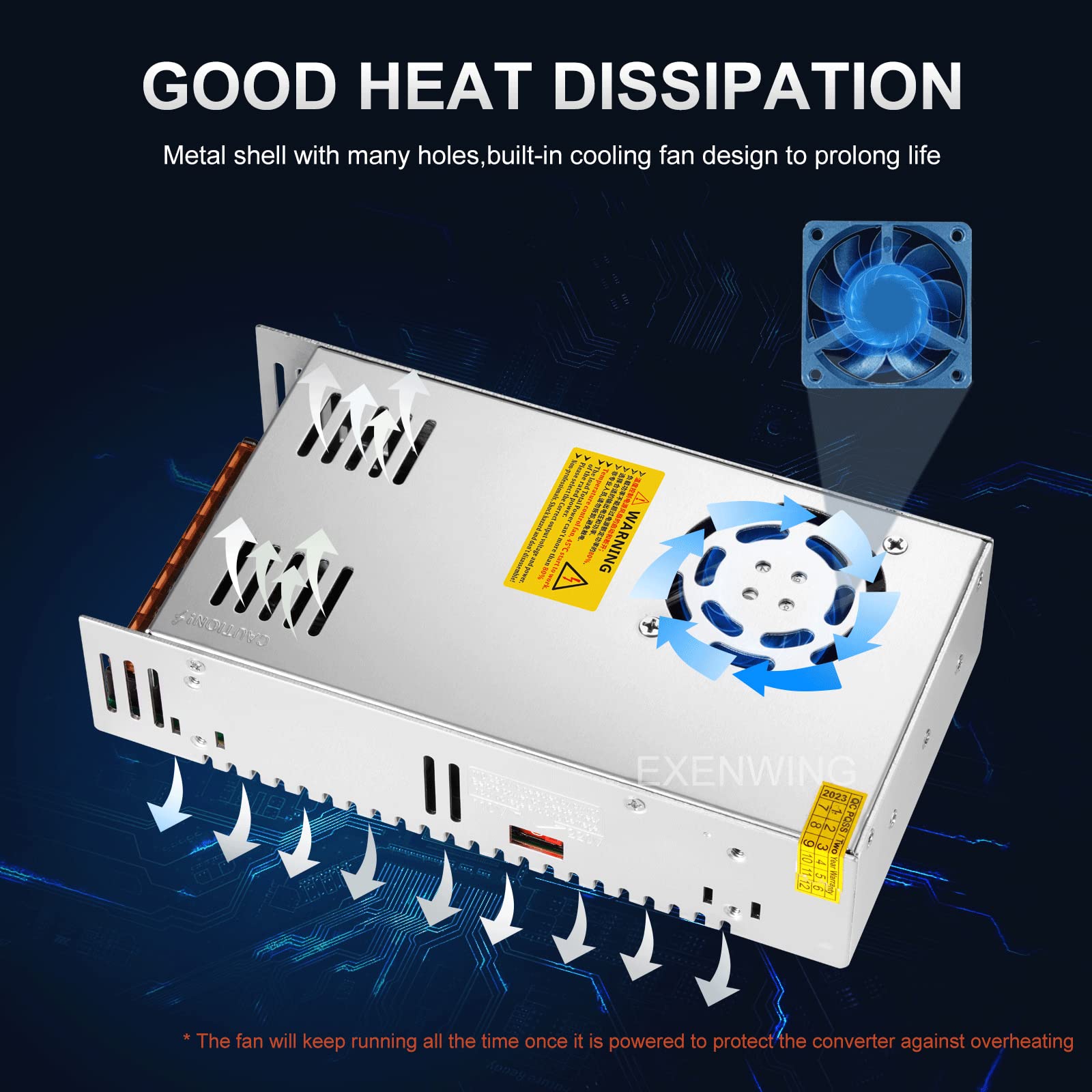 Mua DC 24V Switching Power Supply 480Watt 110V / 220V AC to 24V DC 20A ...