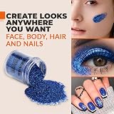Stargazer Glitter Shaker Royal Blue Cosmetic Glitter Powder Shaker view 5