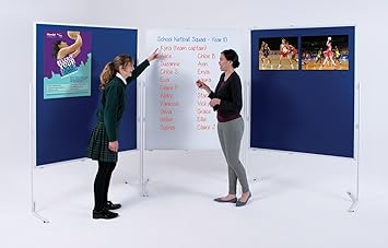 Wonderwall Information Station Freestanding Whiteboard Notice