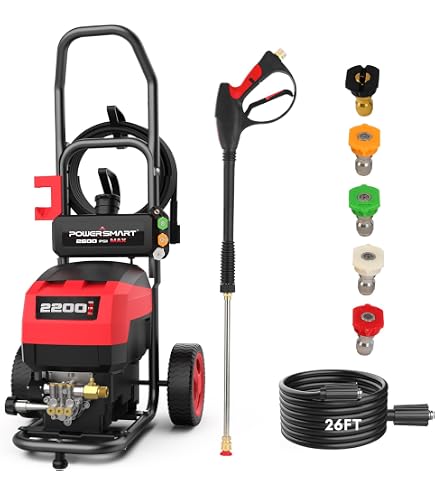 420 【送料無料】自宅保管 パワーマスター パフォーマンス 120A 8206 Amazon.com: PowerSmart Electric Pressure Washer 1.2 GPM (OpenFrame
