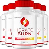 Hepato Burn Capsules, Official Hepato Burn Supplement Pills, Overall Health Support, All Natural Keto Capsule to Sustain Active Lifestyle & Fitness Goals, Premium HepatoBurn Reviews (5 Pack)