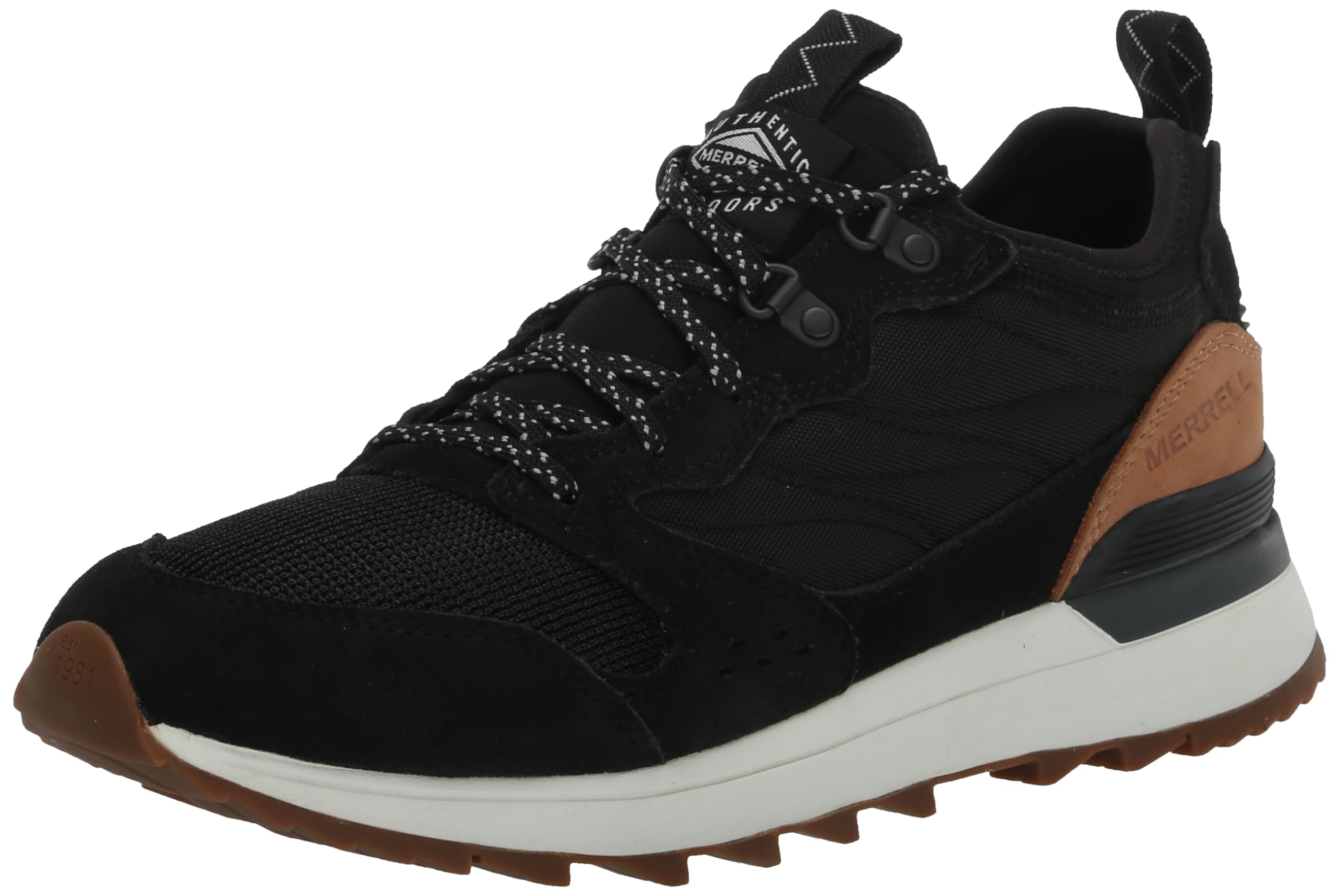 Merrell Women’s Sneaker, Black, 7.5