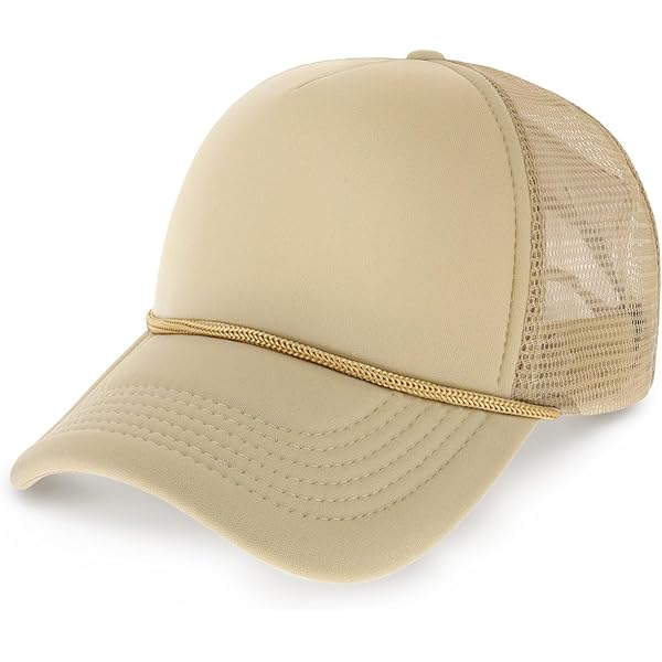 Amazon.com: NISSUN Trucker Hat Mesh Cap Solid Colors Lightweight