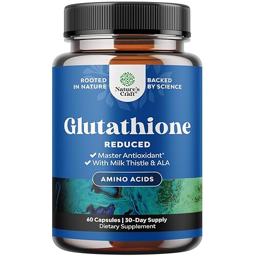 Reduced Glutathione Supplement with Milk Thistle