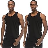 JC DISTRO Mens Hipster Hip Hop Basic Tank Top Soft Premium Cotton Jersey Shirts, Small - 3XL Available