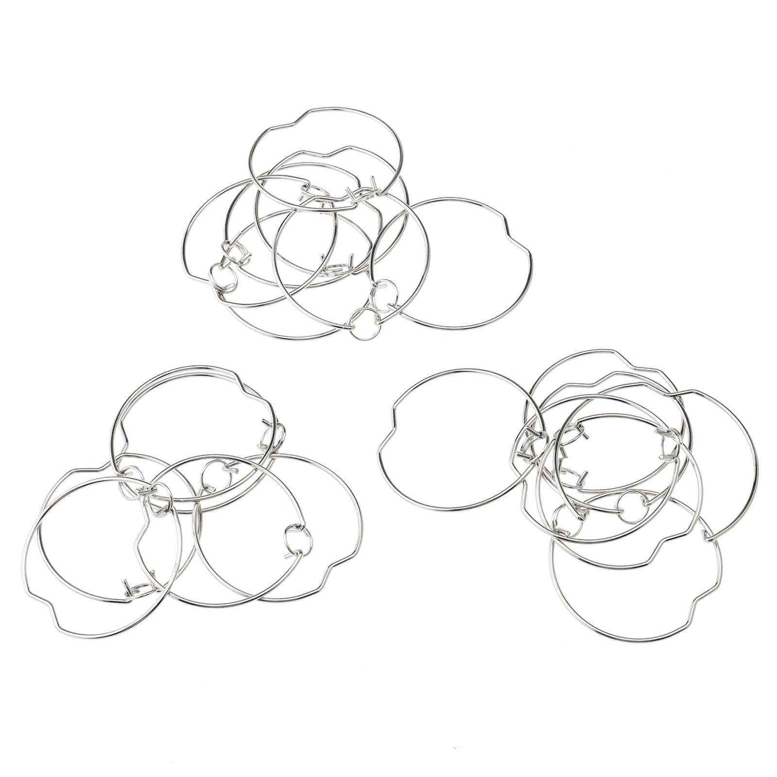 20pcs Lamp Retaining Spring Clip Bulb Holder Ring For 50mm MR16 GU10 Spot Light Downlight