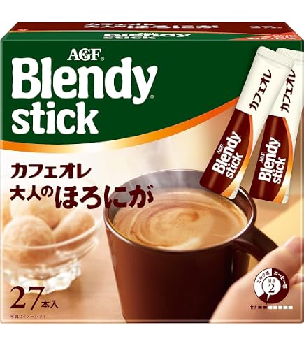 Amazon.com : Blendy AGF Coffee Blendy Stick Cafe Au Lait Bitter