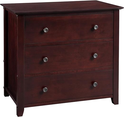 Amazon Com Vasagle 3 Drawer Dresser Chest Of Drawers Bedside