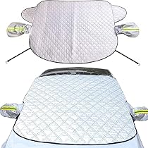 Couverture de neige pour pare-brise de voiture - Coloré - Tissu enduit imperméable - Taille