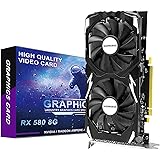SHOWKINGS Radeon RX 580 8GB Graphics Card, 256Bit 2048SP GDDR5 AMD Video Card for Pc Gaming, DP HDMI DVI-Output, PCI Express