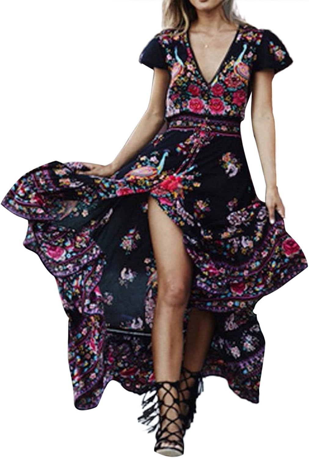 cocktail print dress