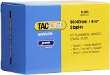 Tacwise 0311 90/40mm galvanised narrow crown staples pack 5000