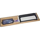 Crime Scene Complete FD-258 Fingerprinting Set - 100 FD-258 Cards version 10/31/2023 - Card Holder - Mounted to a Wooden Base, XL Ink Pad