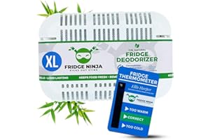 ELLIS HARPER XL Pack of Refrigerator Deodorizer Odor Eliminator – Better than Baking Soda - Refrigerator and Fridge Smell Eliminator – Freezer Deodorizer Odor Eliminator for Refrigerators, Coolers, and Lunch Boxes